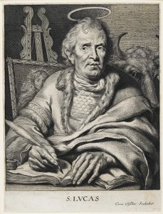 聖ルカ 作： Cornelis Visscher